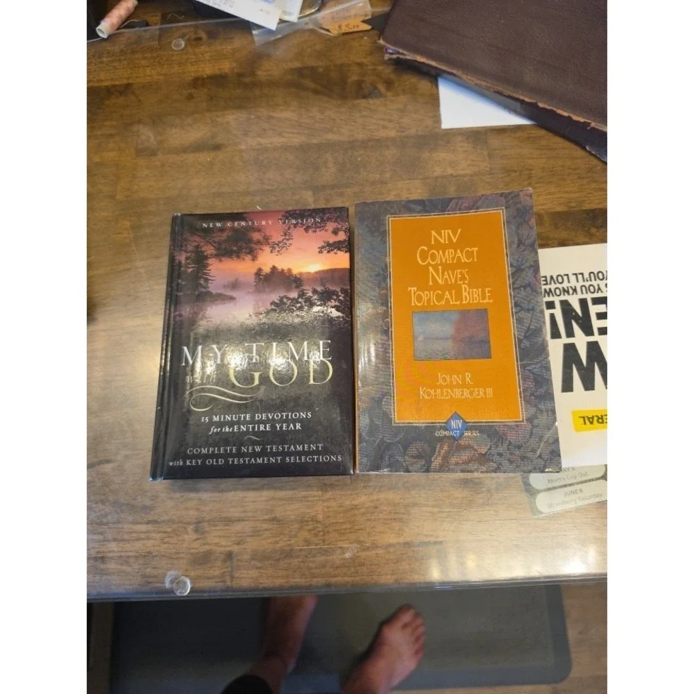 My Time With God Bible & NIV Nave's